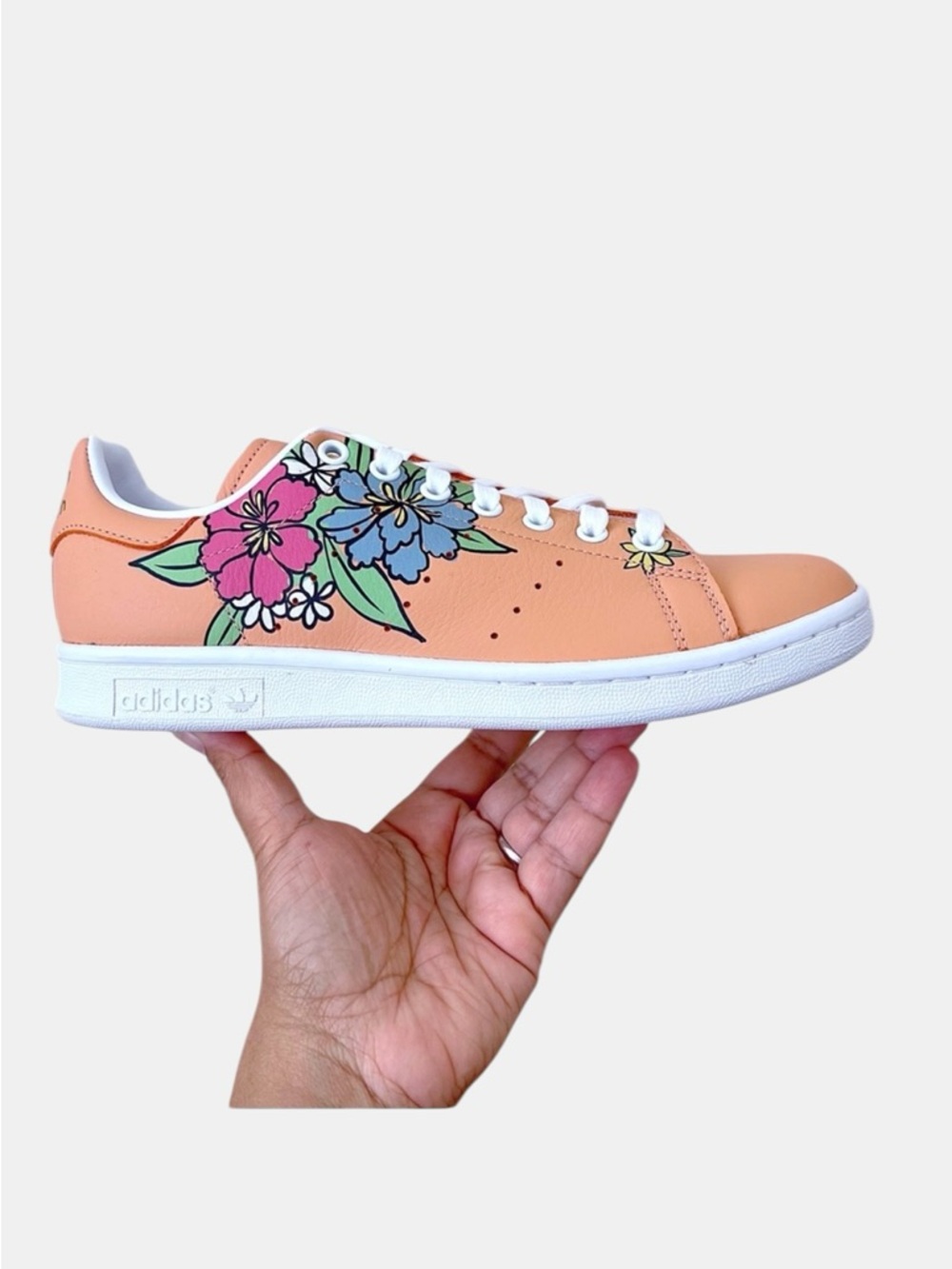 Adidas Stan Smith Amber Blush Floral Limited Edition Women’s Sneakers